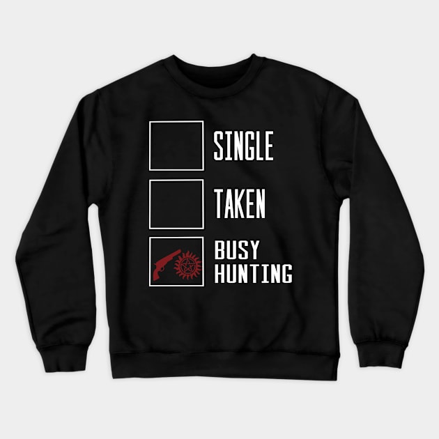 Busy hunting Crewneck Sweatshirt by kurticide